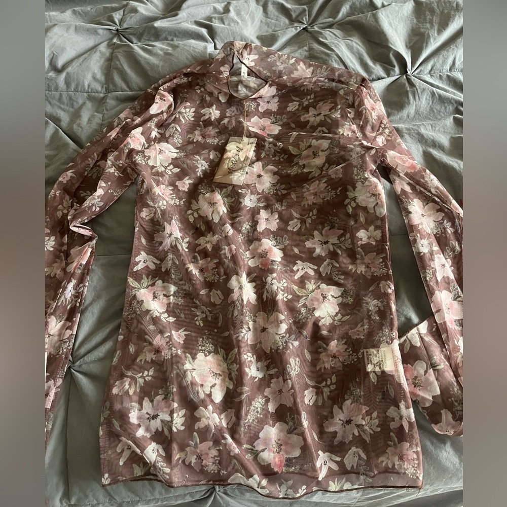 Pink Lily Sheer Top
